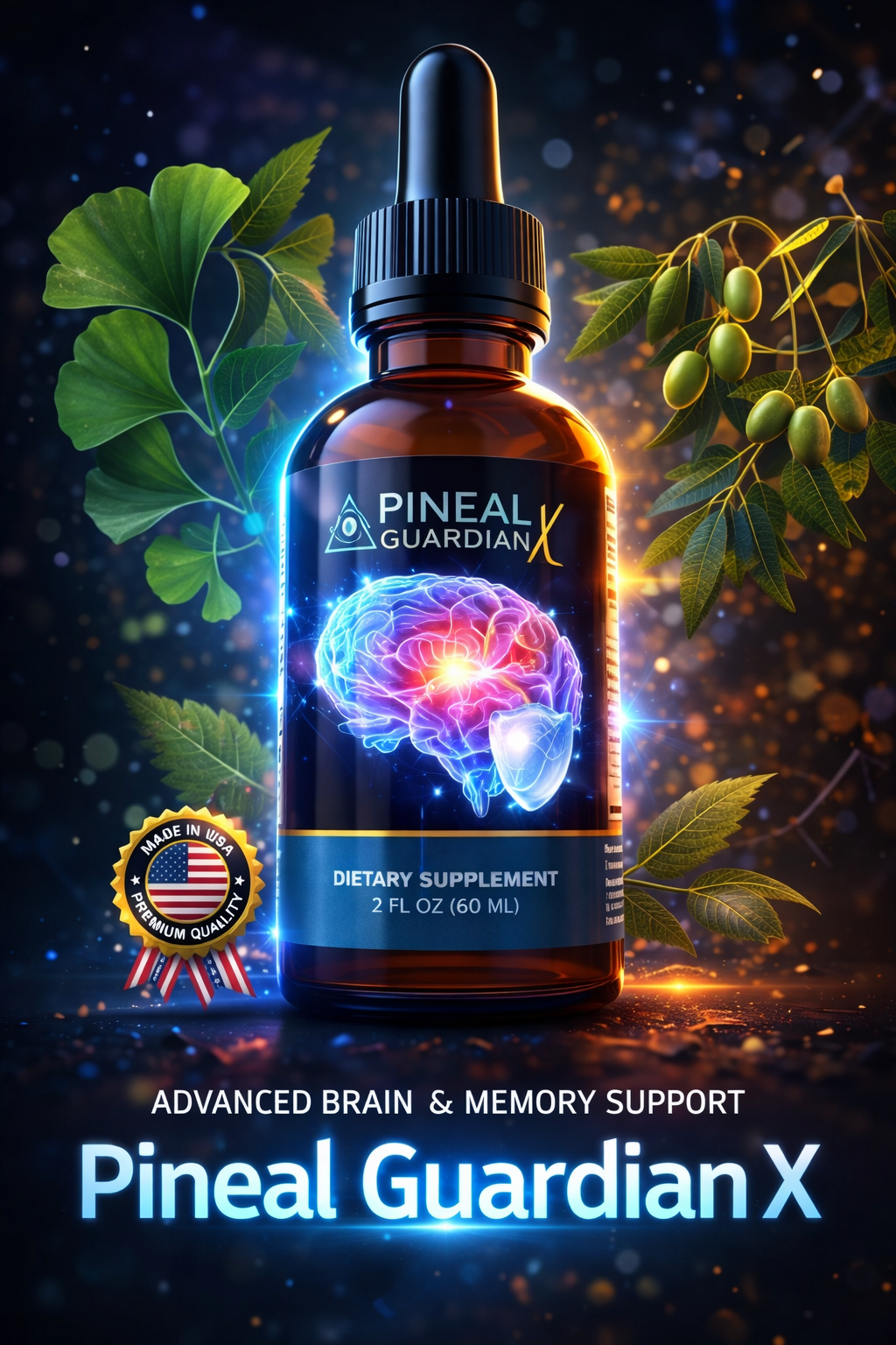 Pineal Guardian X – Advanced Brain & Memory Support Supplement